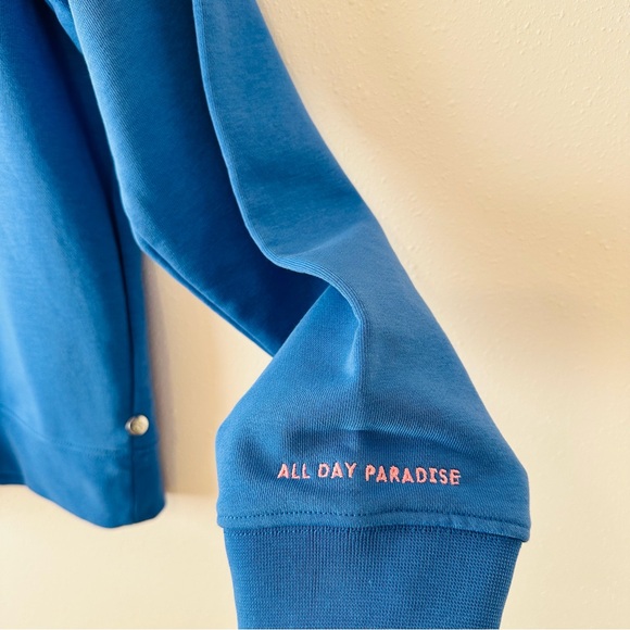 Scotch & Soda Raglan Blue Print Regular Fit Sweatshirt Top - Picture 13 of 15